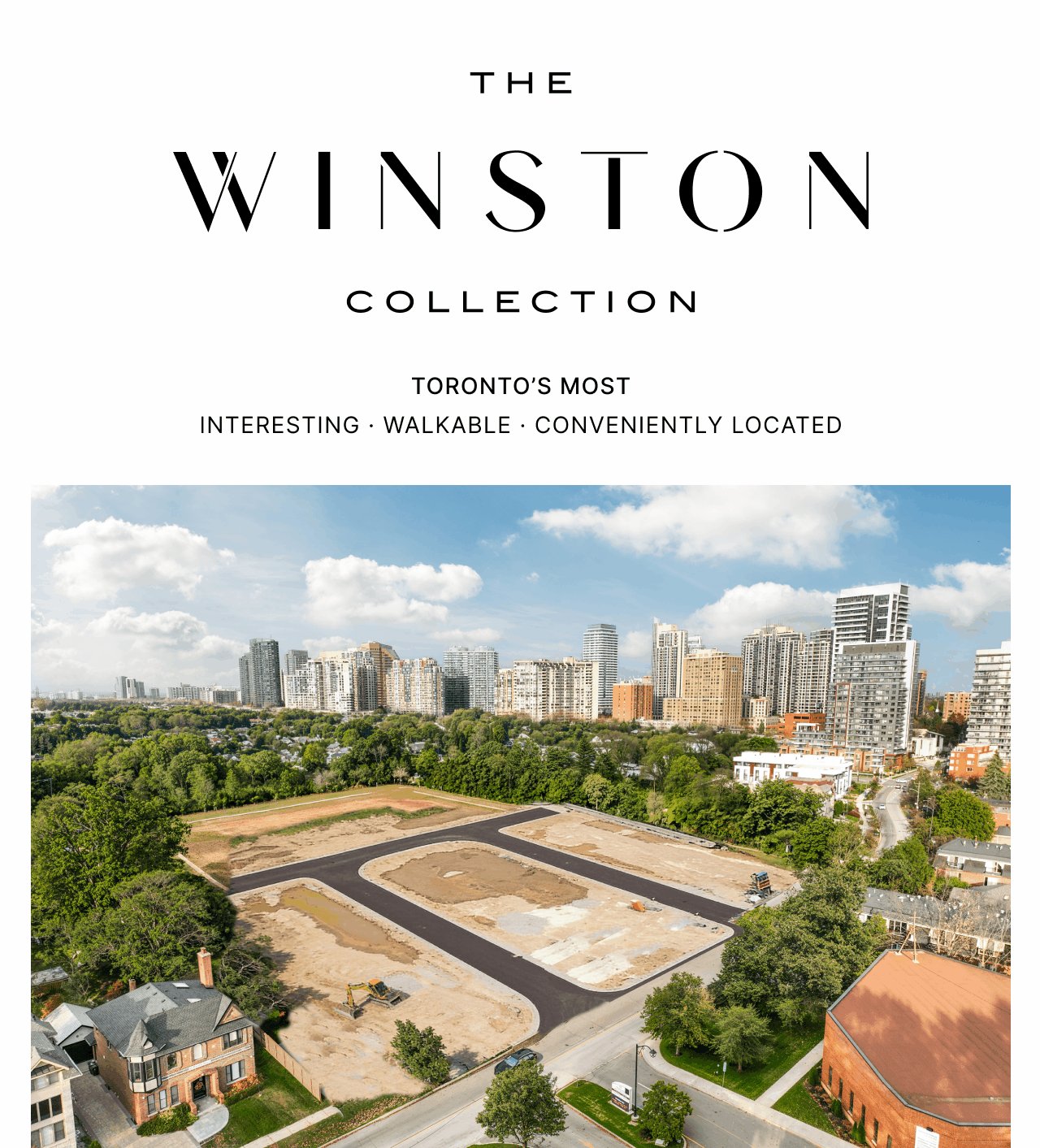 The Winston Collection aerial view