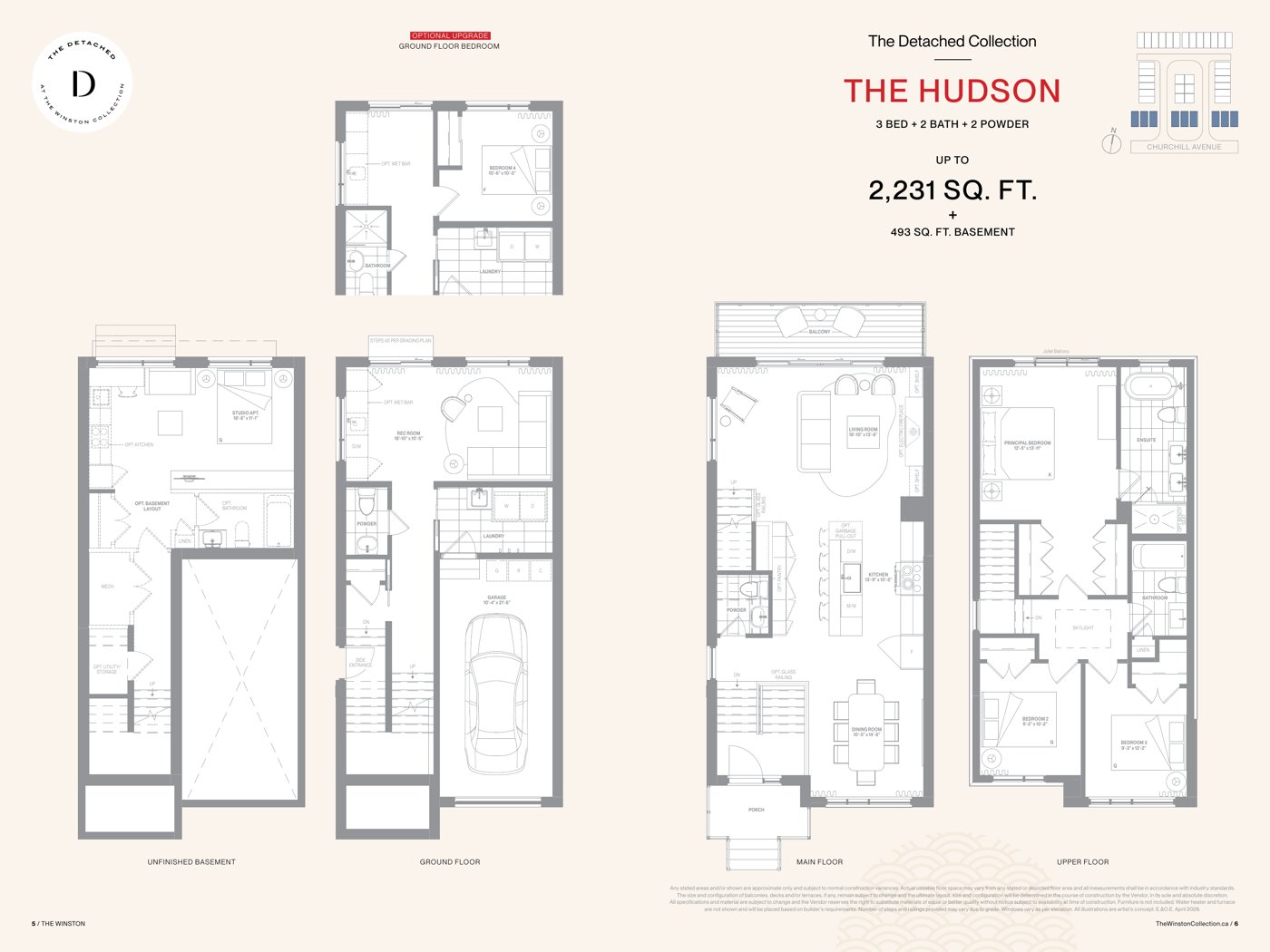 The Hudson floor plan