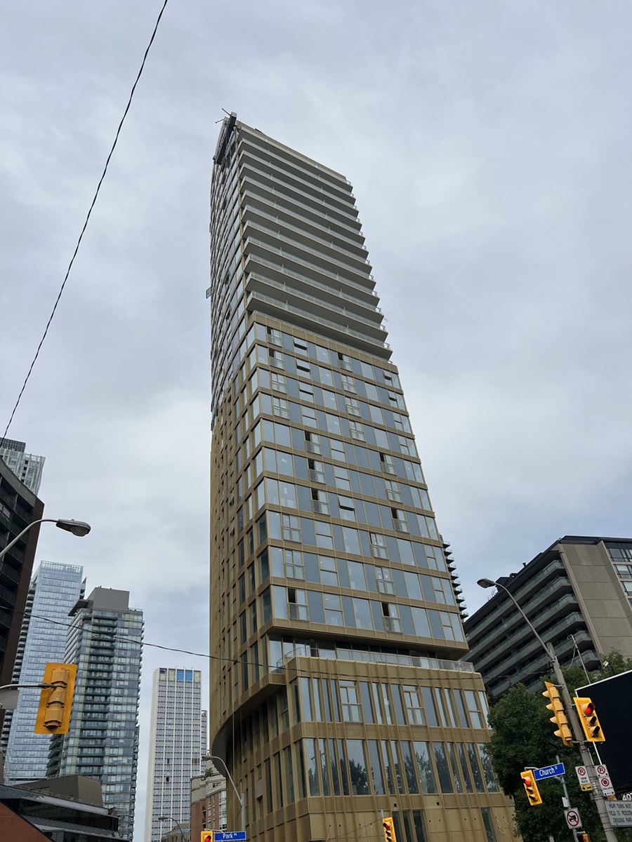 Park Road Condos construction – east view, August 2026