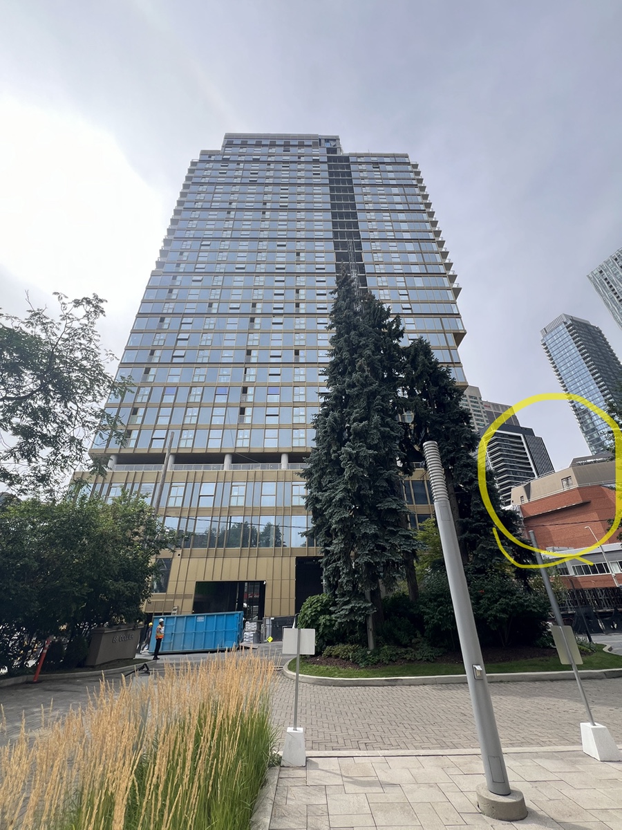 Park Road Condos construction – north view, August 2026