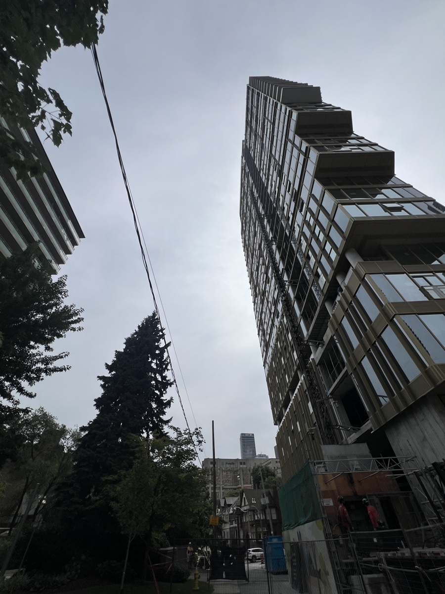 Park Road Condos construction – northwest view, August 2026