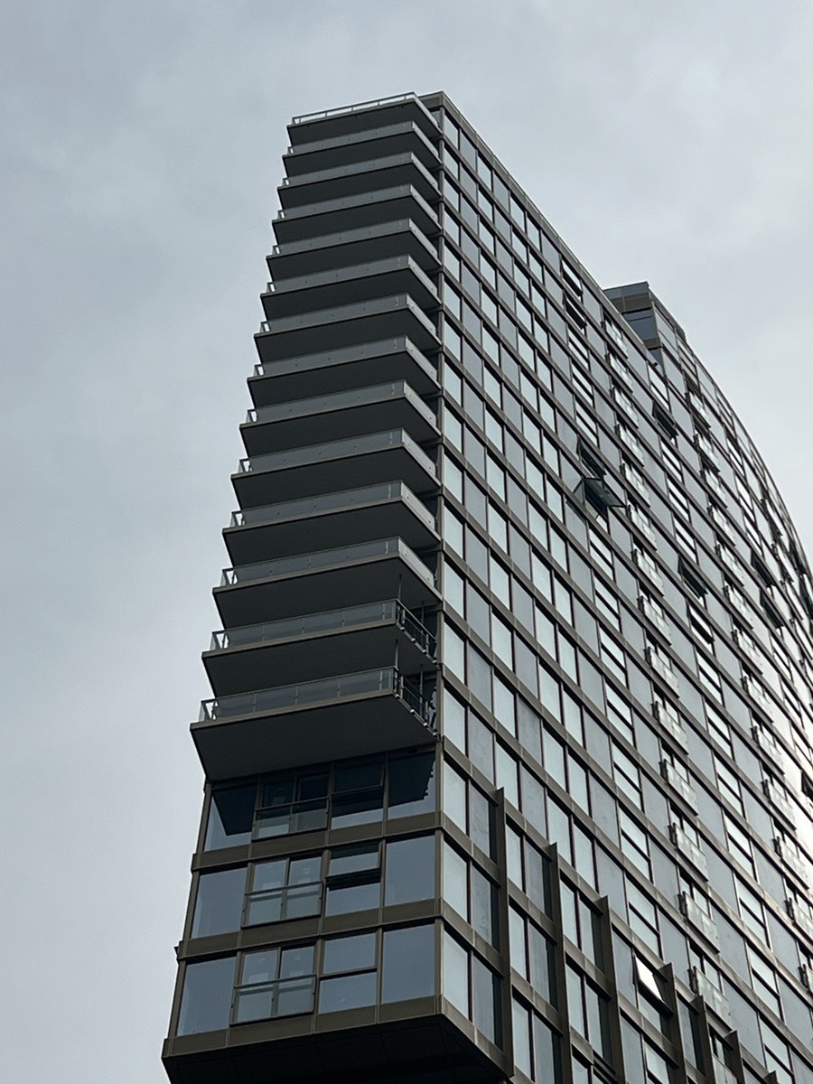 Park Road Condos construction – southwest view, August 2026